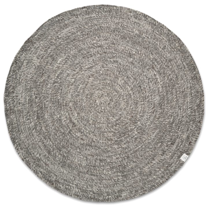 Merino 羊毛地毯 round Ø200 cm - 灰色 - Classic Collection