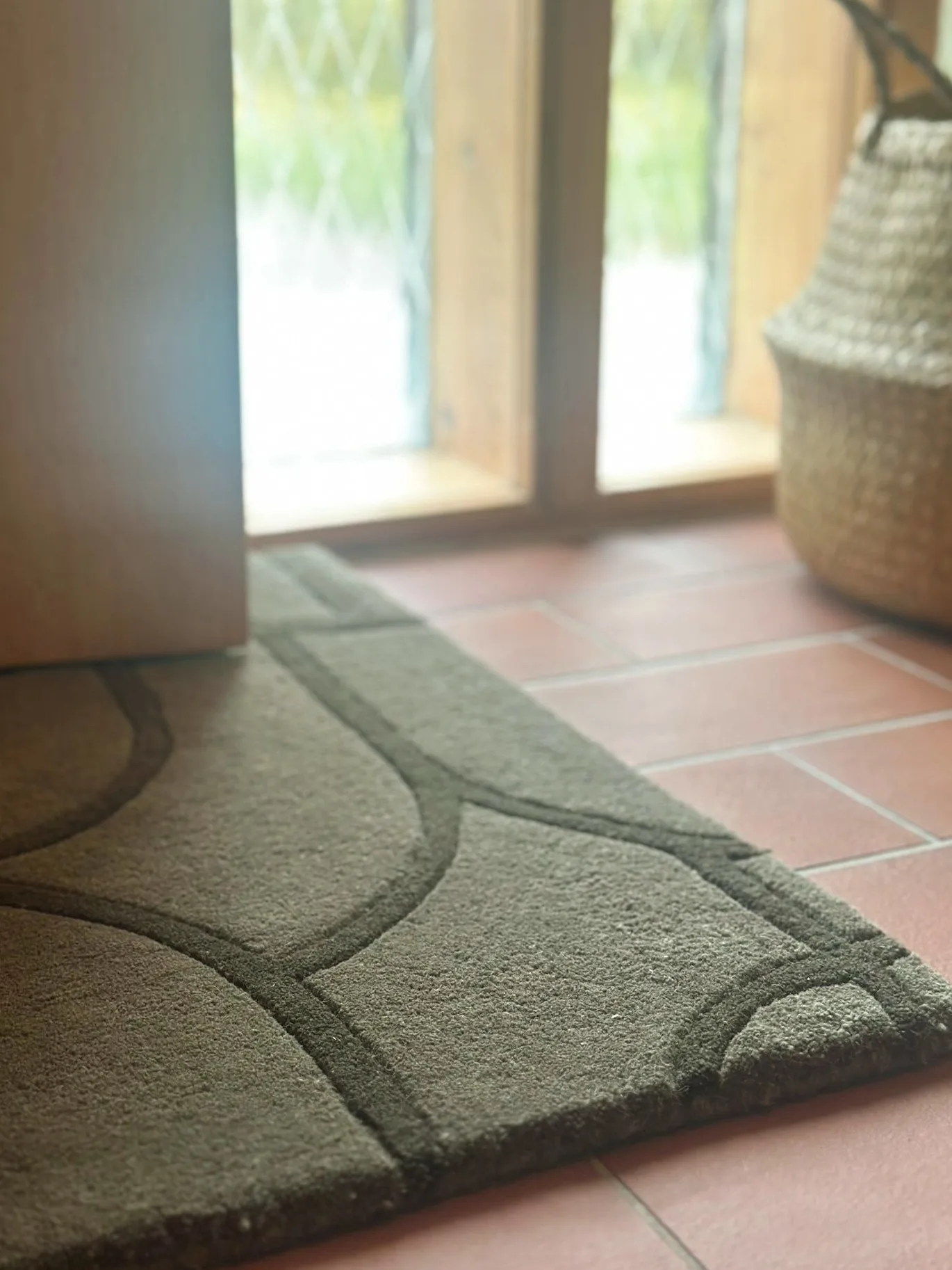 Modern Abstract 门垫 60x90 cm, 绿色 Classic Collection