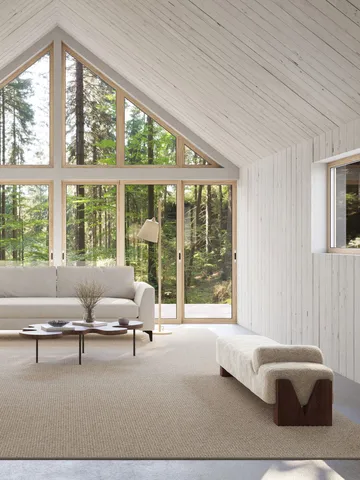 Nordklint 地毯 with overlock edging - 原色/自然色 灰色, 140x200 cm - Classic Collection