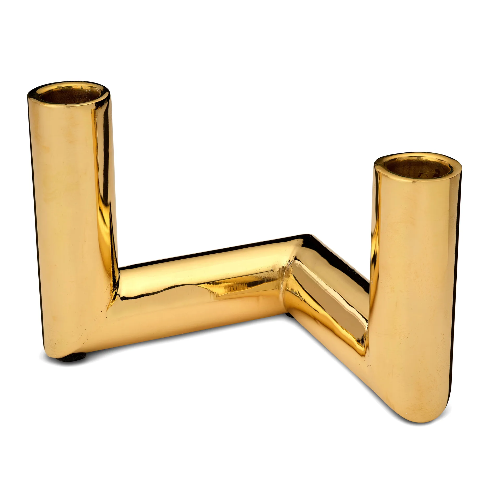 Pipe 烛台 11 cm, brass Classic Collection