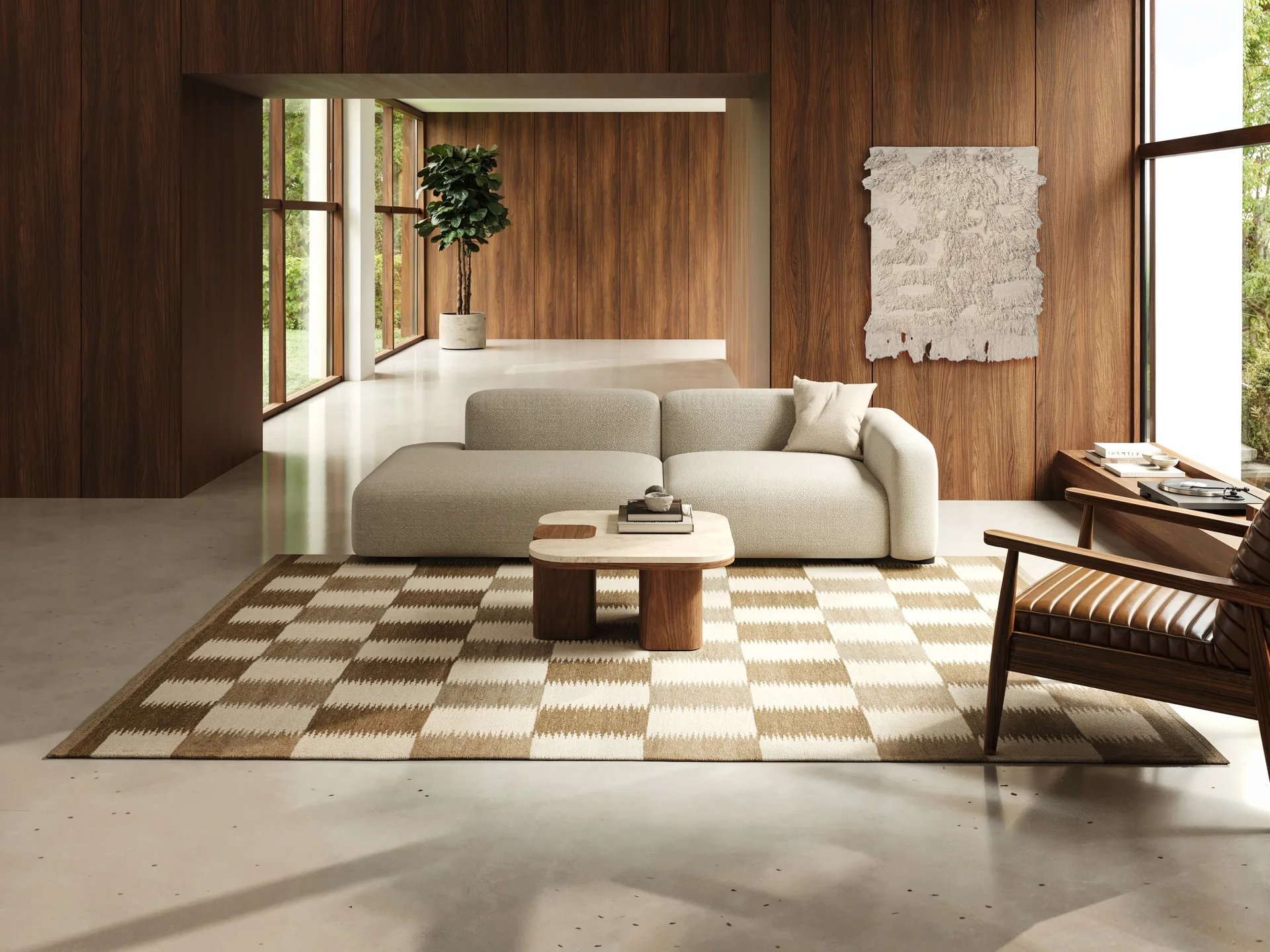 Röllakan Tagel 地毯, 米色_170x230cm Classic Collection