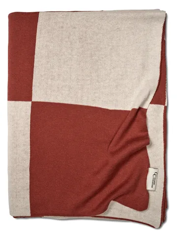 Square 毯子 130x170 cm - 深褐色 - Classic Collection