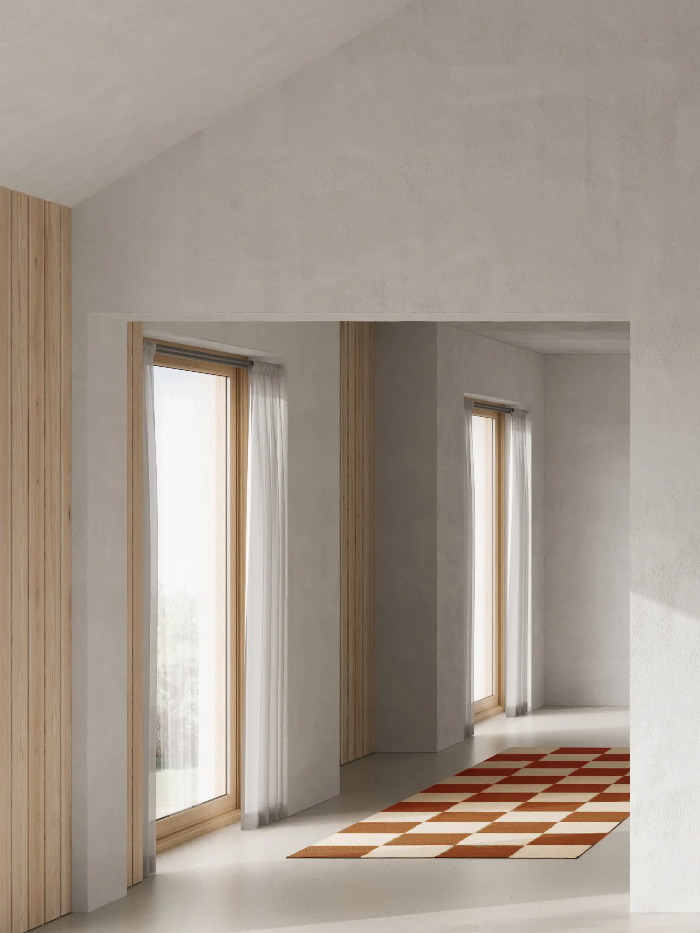 Square 桌旗 地毯, 褐色-原色/自然色, 80x200 cm Classic Collection