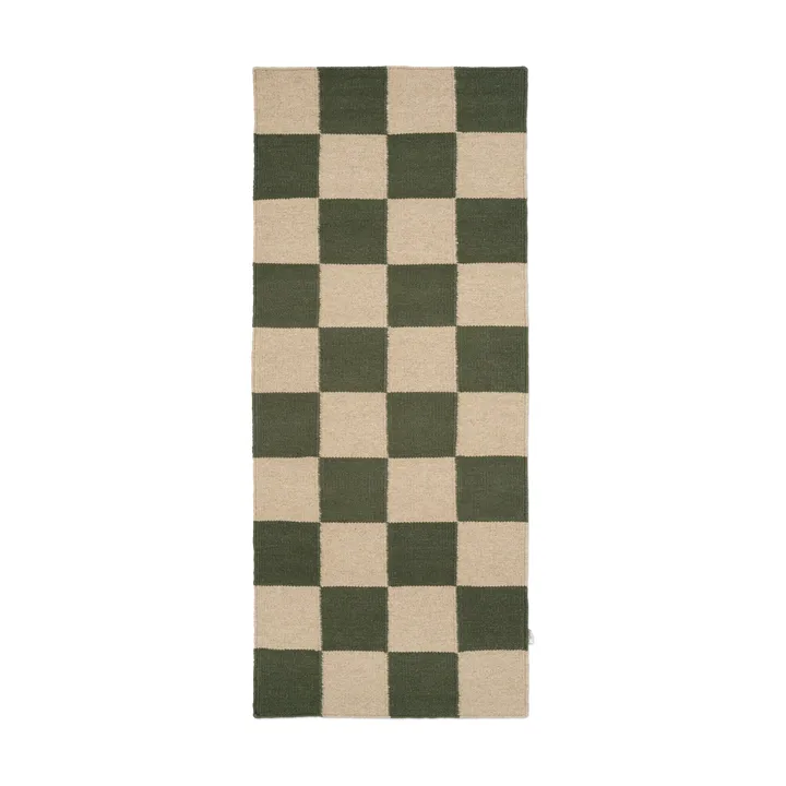 Square 长条地毯 - 绿色_自然色_80x200cm - Classic Collection