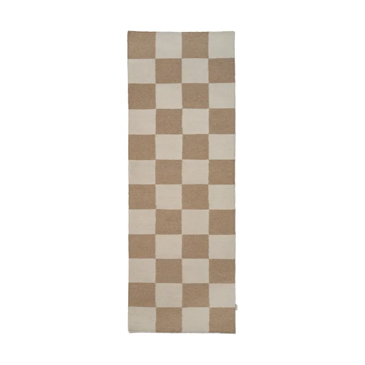 Square 长条地毯 - 白色_自然色_80x200cm - Classic Collection