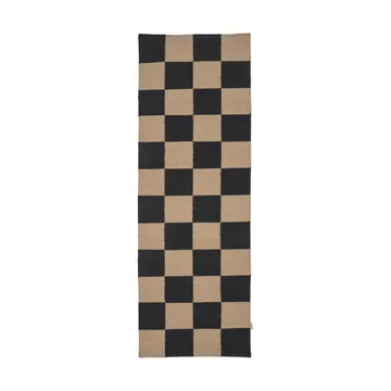 Square 长条地毯 - 黑色_自然色_80x240cm - Classic Collection