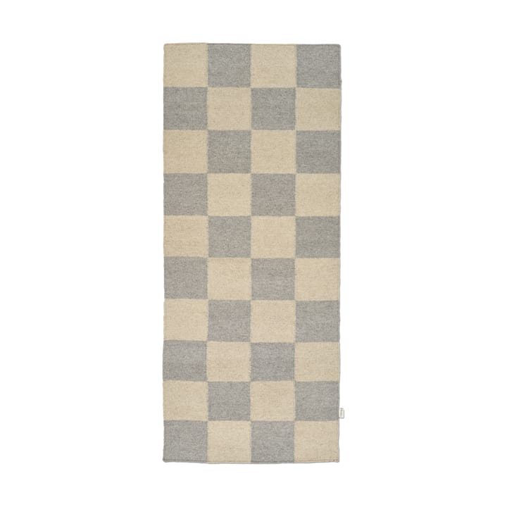 Squares 桌旗 地毯 - 灰色-原色/自然色, 80x200 cm - Classic Collection