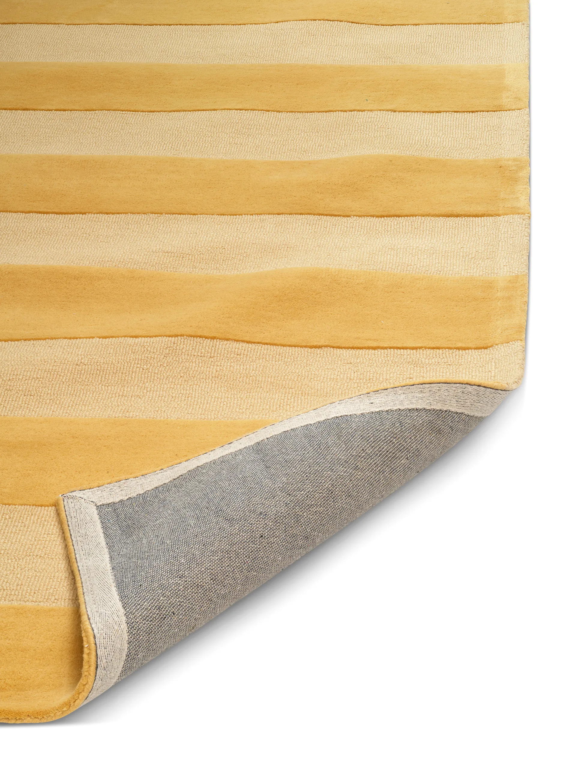 Stripe Boucle 地毯, 黄色, 170x230 cm Classic Collection