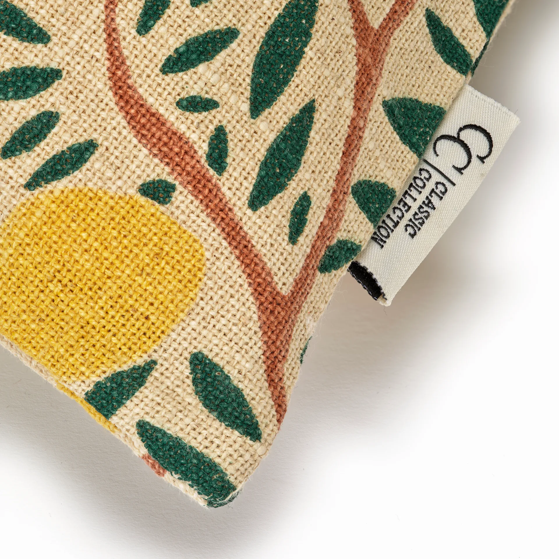 Sunny citrus 靠枕套 50x50 cm, 深绿 Classic Collection