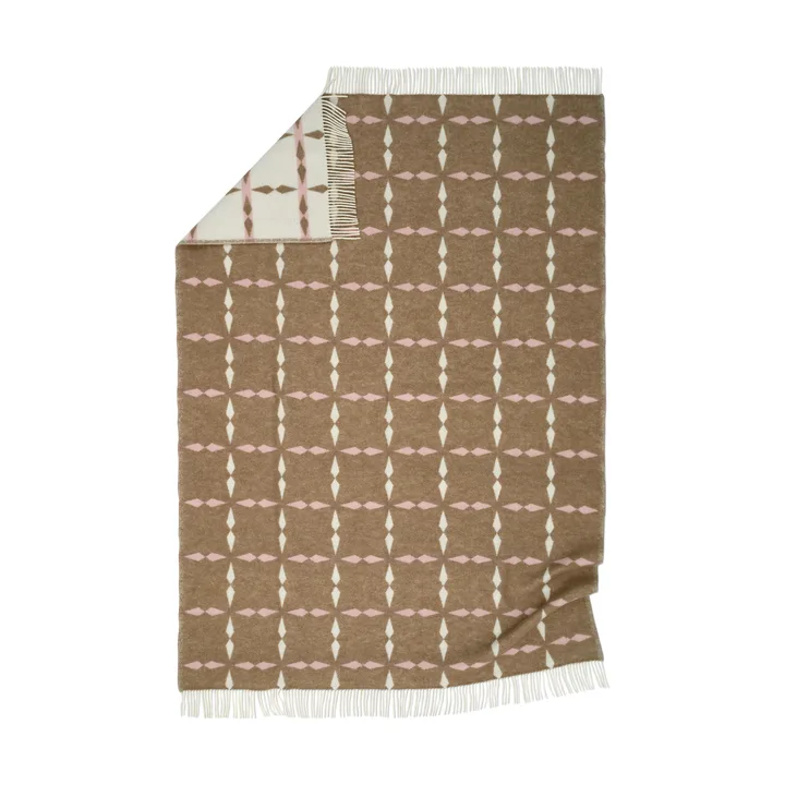 Tile 盖毯 130x180cm - 粉色 - Classic Collection