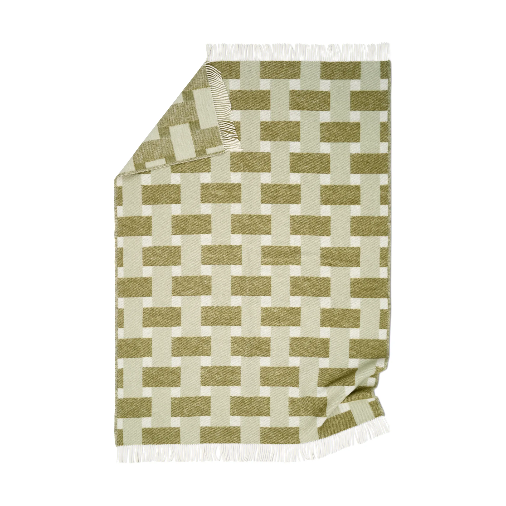 Weave 毯子 130x180 cm, 绿色 Classic Collection