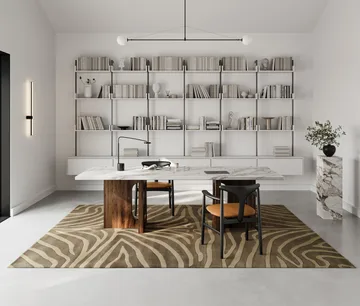 Zebra 地毯 170x230 cm - 褐色 - Classic Collection