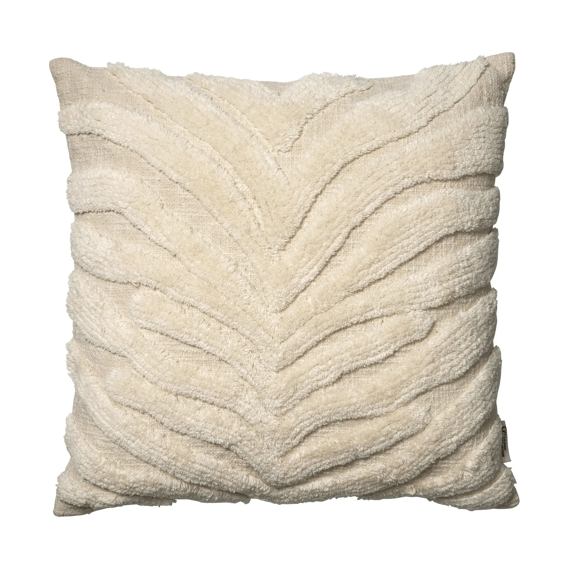 Zebra Tuft 抱枕套, 米白色，50x50cm Classic Collection