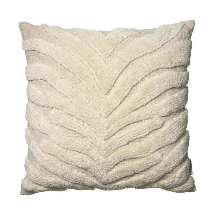 Zebra Tuft 抱枕套 - 米白色，50x50cm - Classic Collection