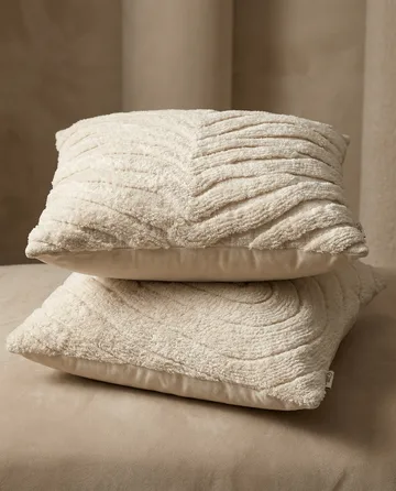 Zebra Tuft 抱枕套 - 米白色，50x50cm - Classic Collection