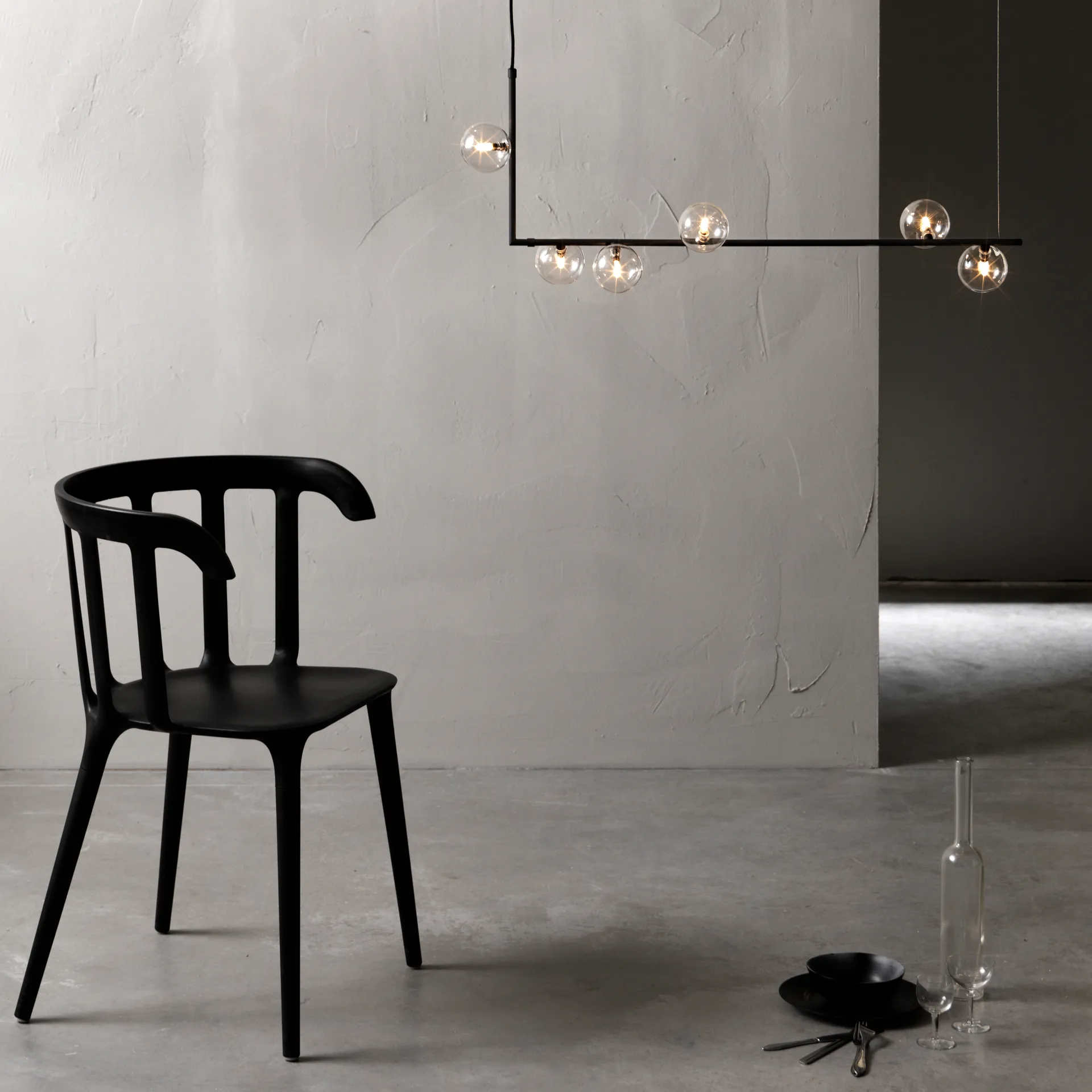 Air 73 ceiling 灯, 黑色 CO Bankeryd