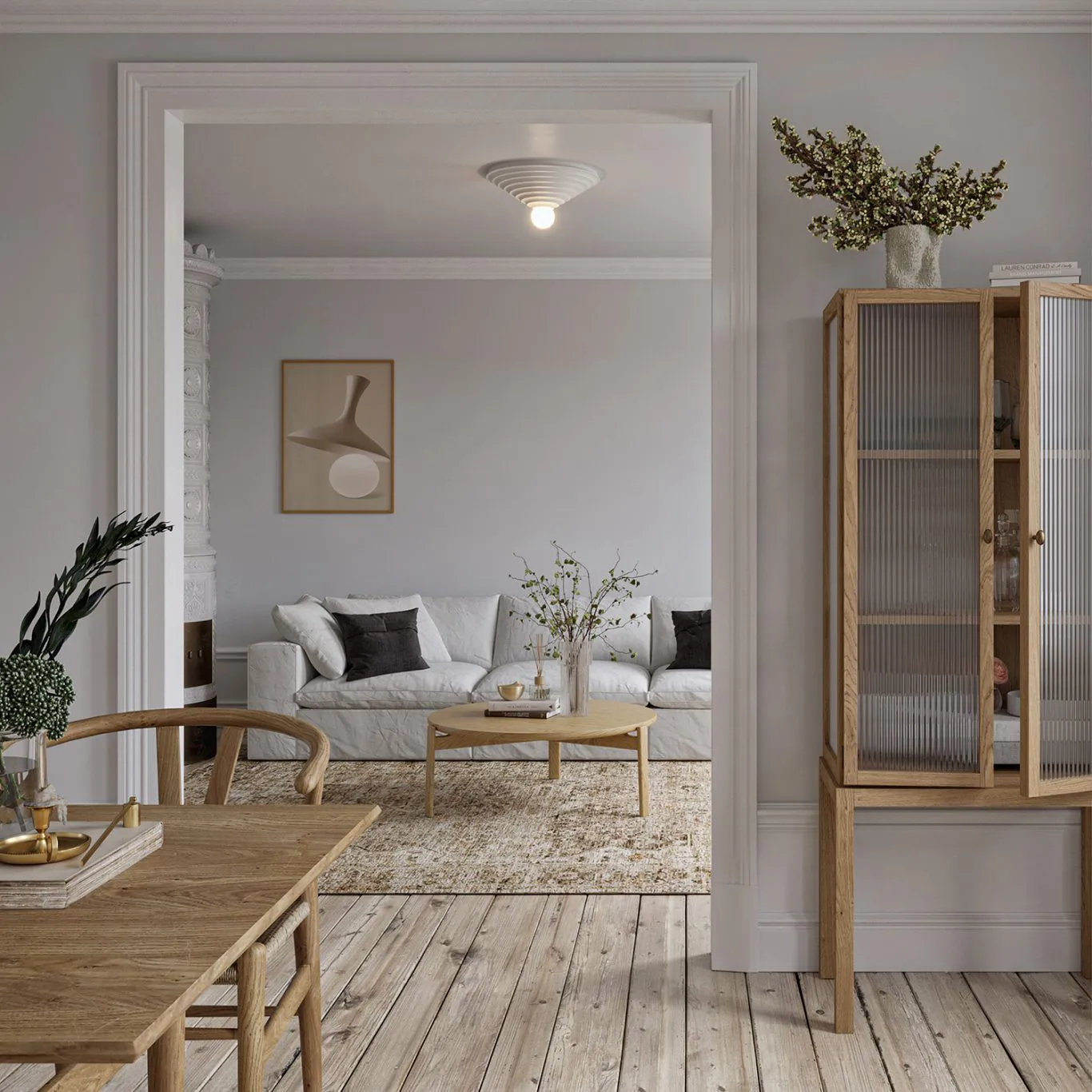 Loop ceiling Ø45 cm, 白色 CO Bankeryd