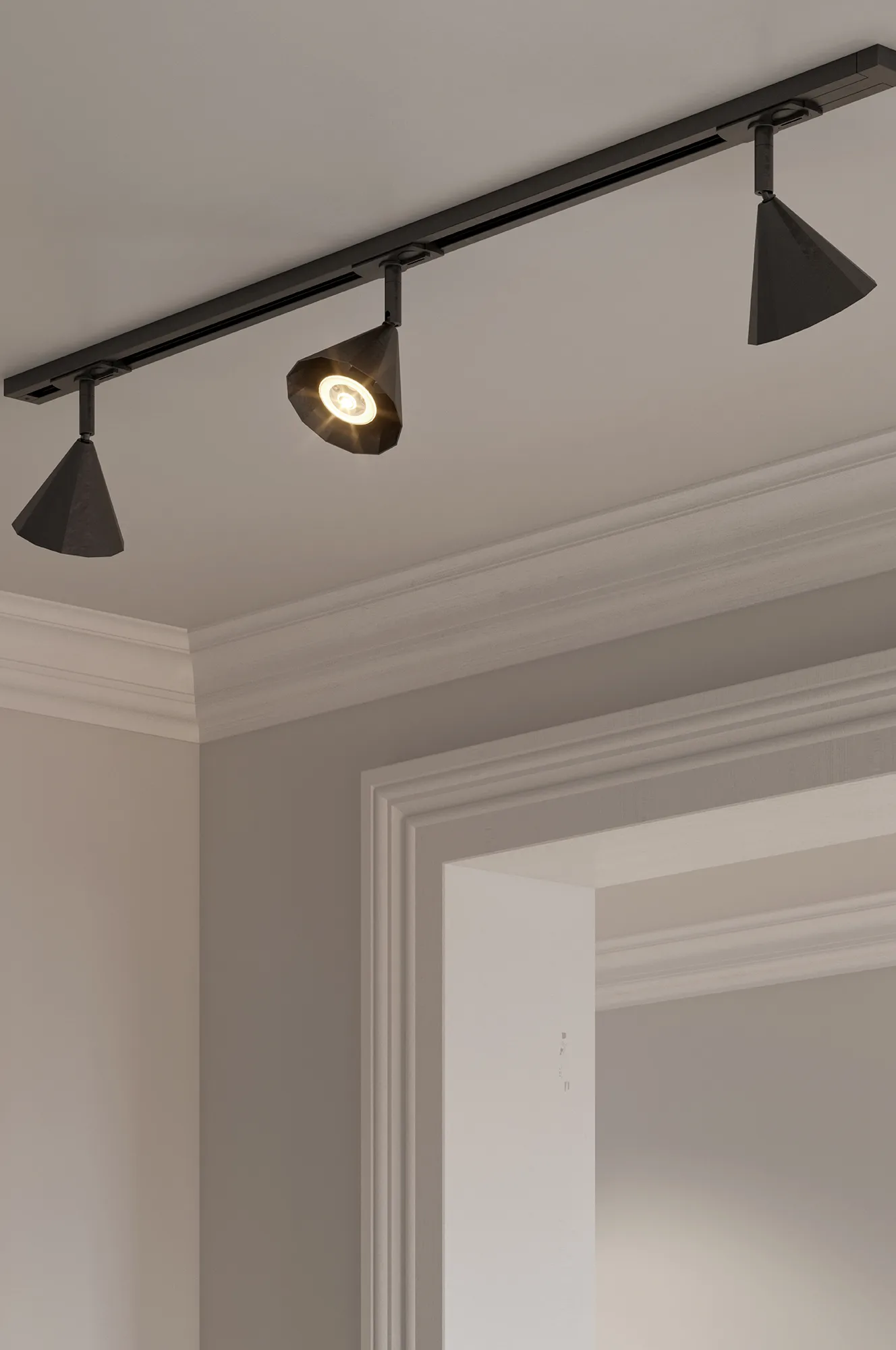 Rain 10 ceiling spotlight, 黑色 CO Bankeryd