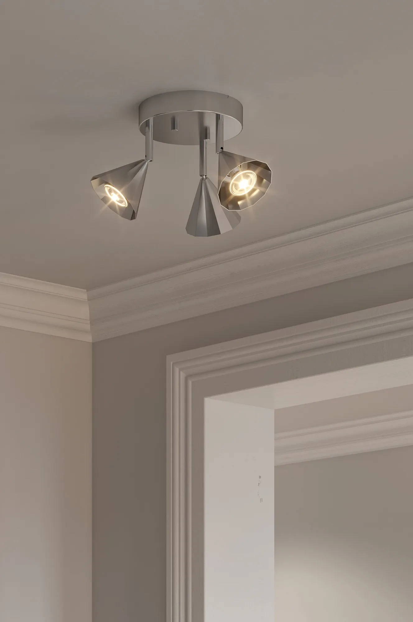 Rain 18 ceiling spotlight, Aluminium CO Bankeryd