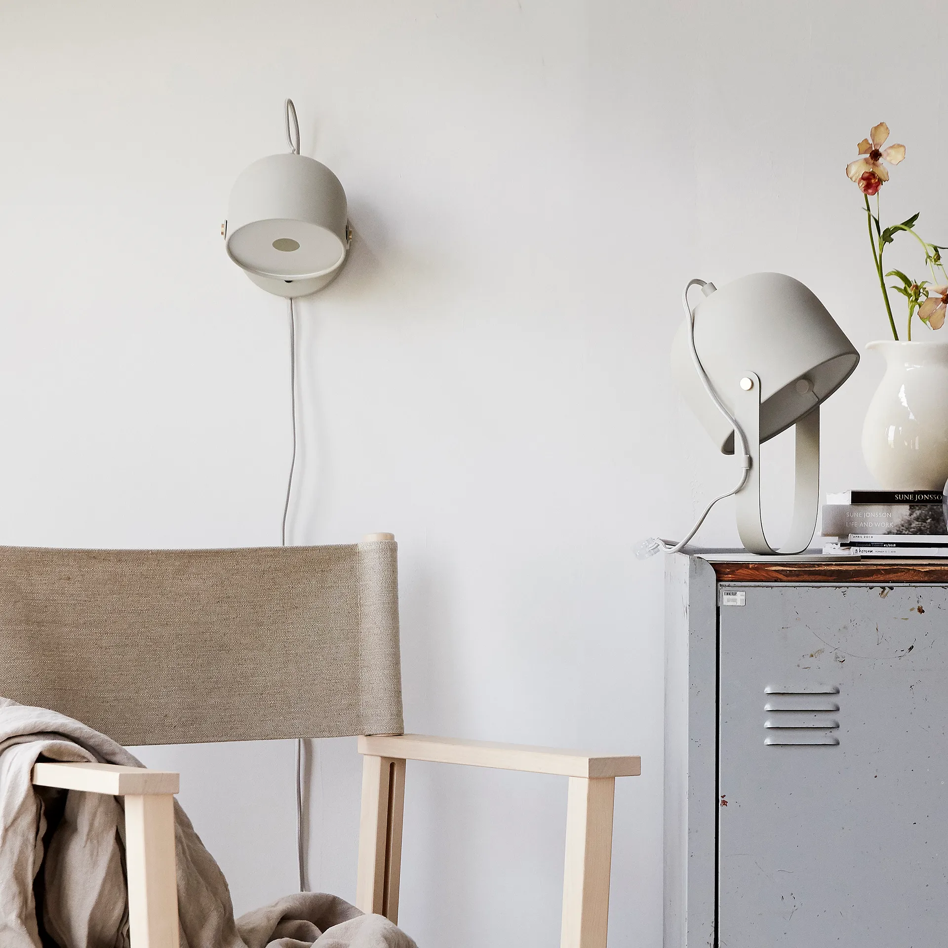 Svejk 13 壁灯, 米色-brass CO Bankeryd