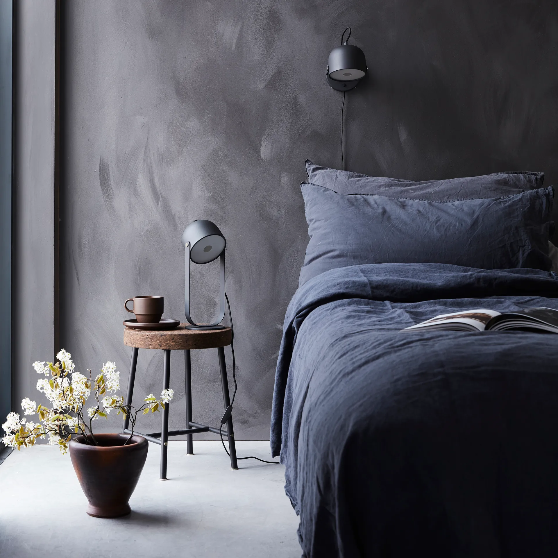 Svejk 13 壁灯, 黑色-nickel CO Bankeryd