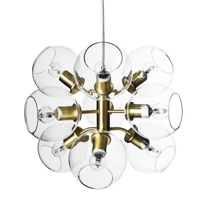 Tage 吊灯  - brass-clear glass - CO Bankeryd