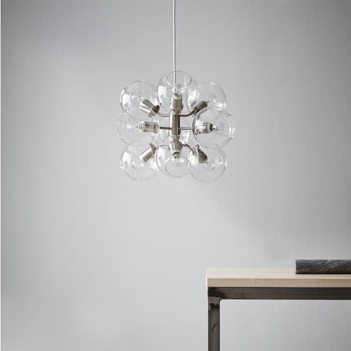 Tage 吊灯 , 银色-clear glass CO Bankeryd