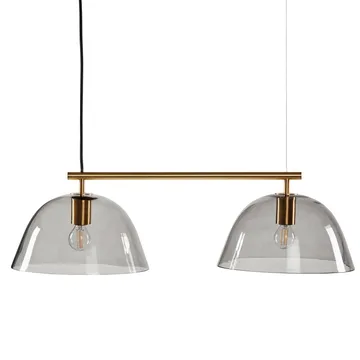 Wendo 70 ceiling 灯 smoke-coloured glass - Brass finish - CO Bankeryd
