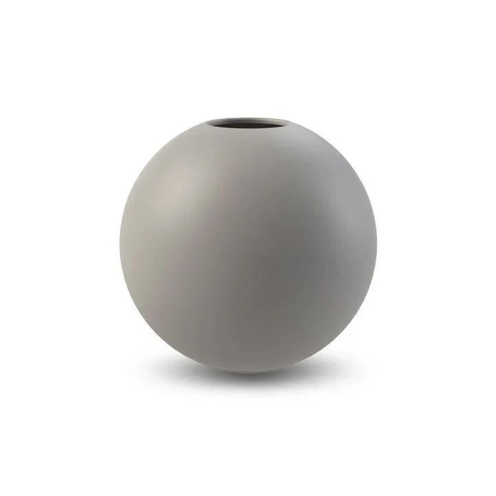 球形花瓶 灰色 - 10cm - Cooee Design