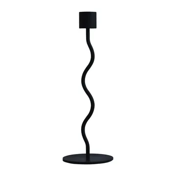 弧形烛台 23cm - 黑色 - Cooee Design