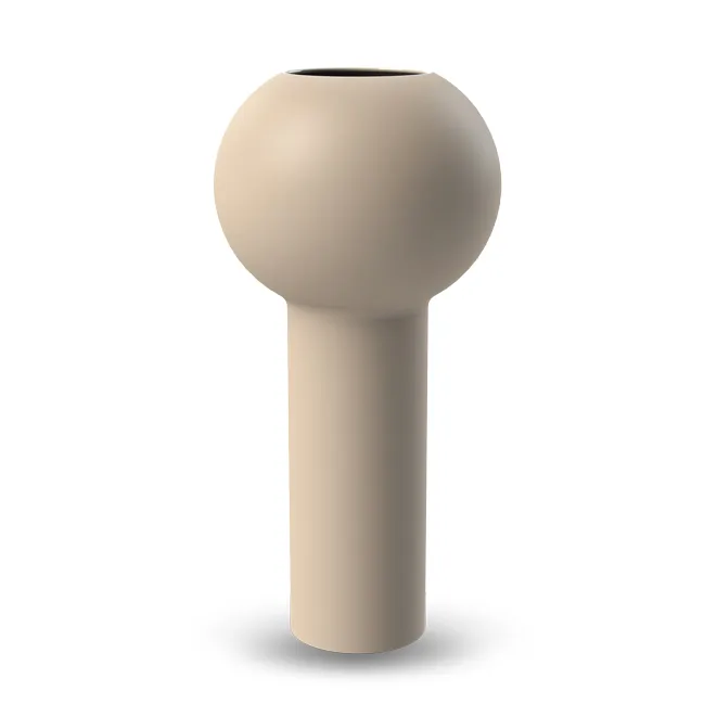 柱形花瓶 24cm - 沙色 - Cooee Design
