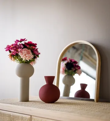 柱形花瓶 24cm - 沙色 - Cooee Design
