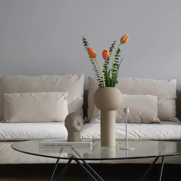 32cm立柱式花瓶 - 沙色 - Cooee Design