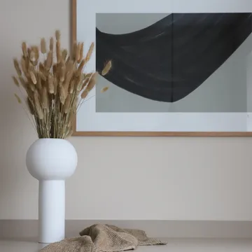 32cm立柱式花瓶 - 白色 - Cooee Design
