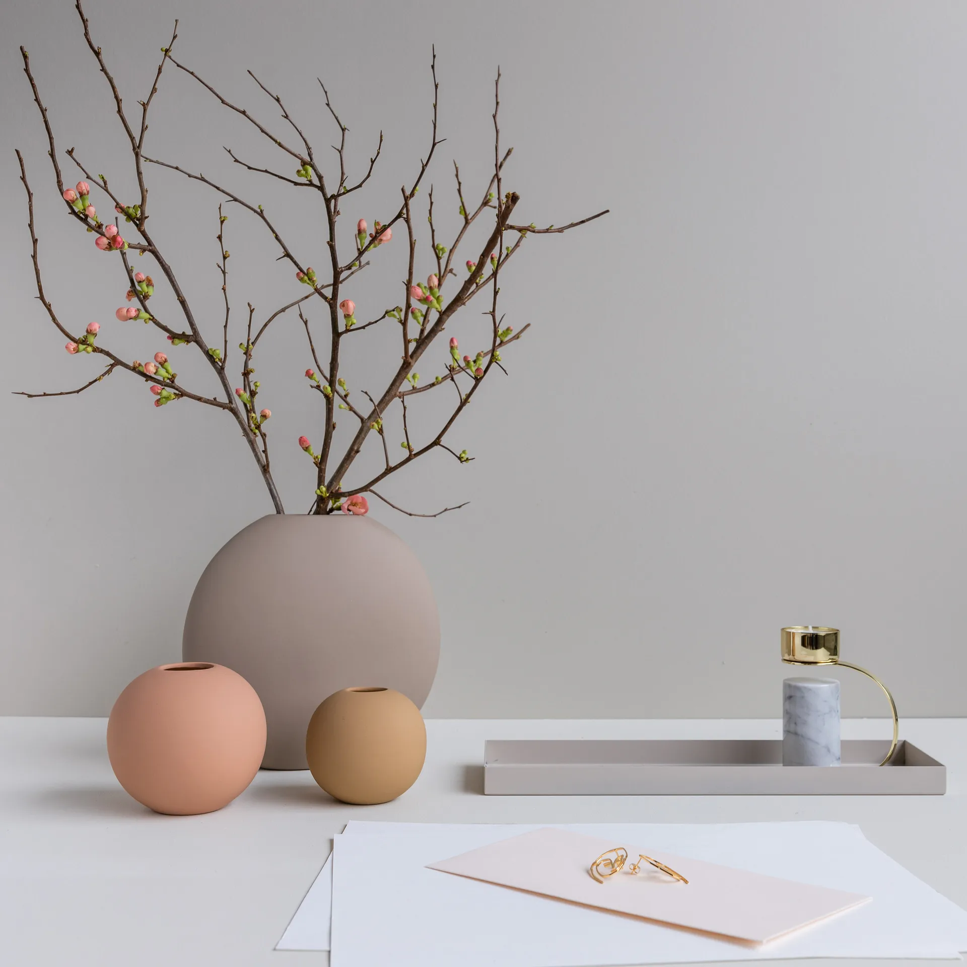 花生形球形花瓶, 8cm Cooee Design