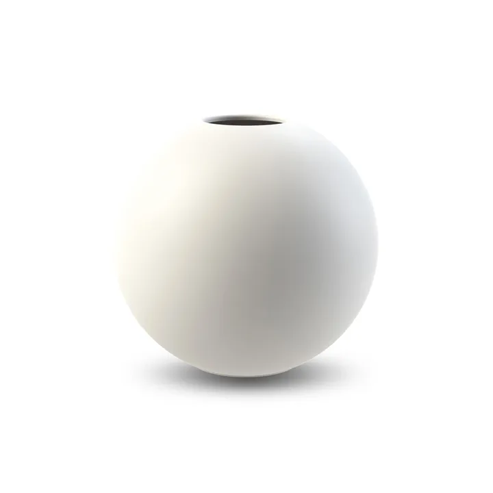 Ball 白色花瓶 - 10cm - Cooee Design