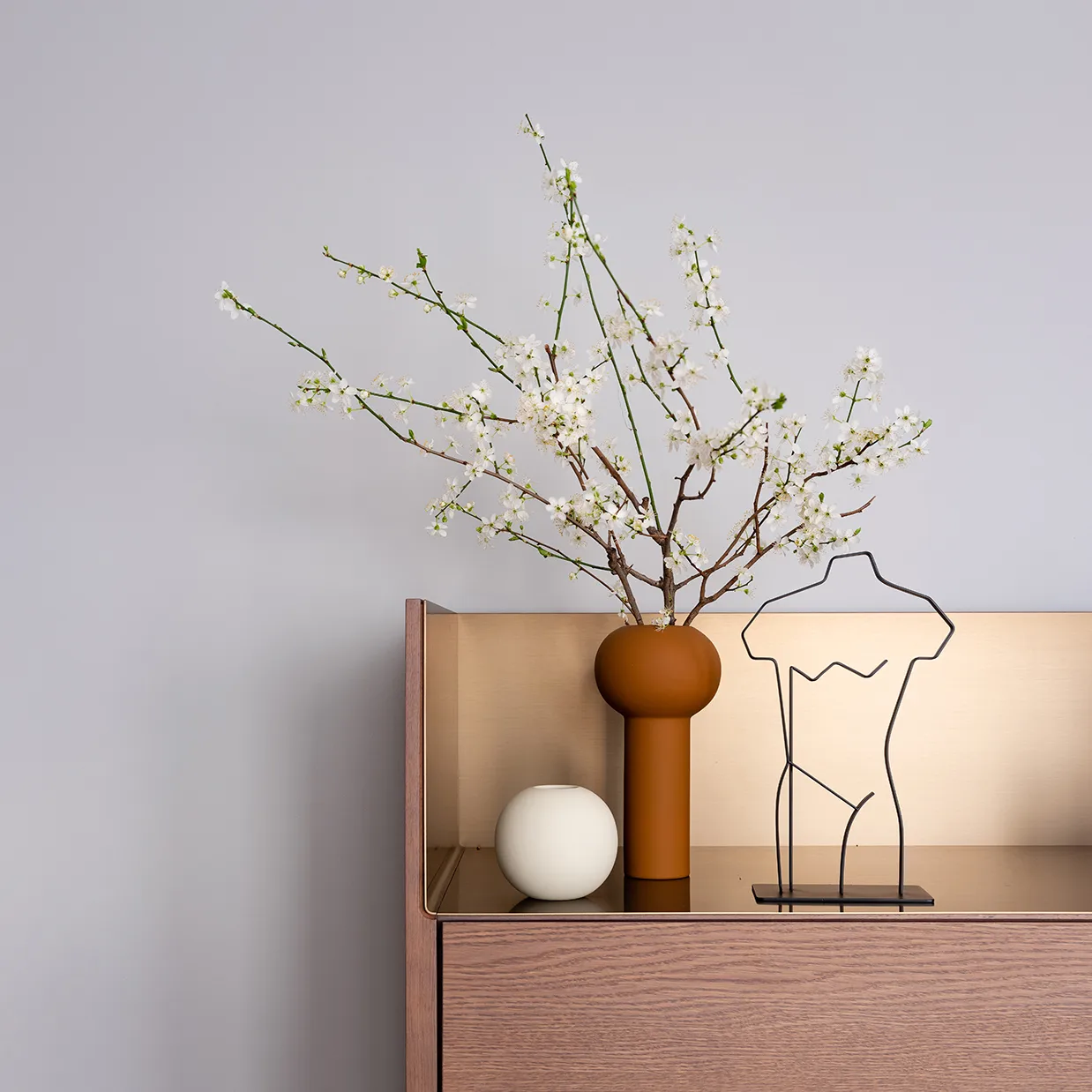 Ball 贝壳花瓶, 10cm Cooee Design