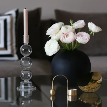 Ball 黑色花瓶 - 20cm - Cooee Design
