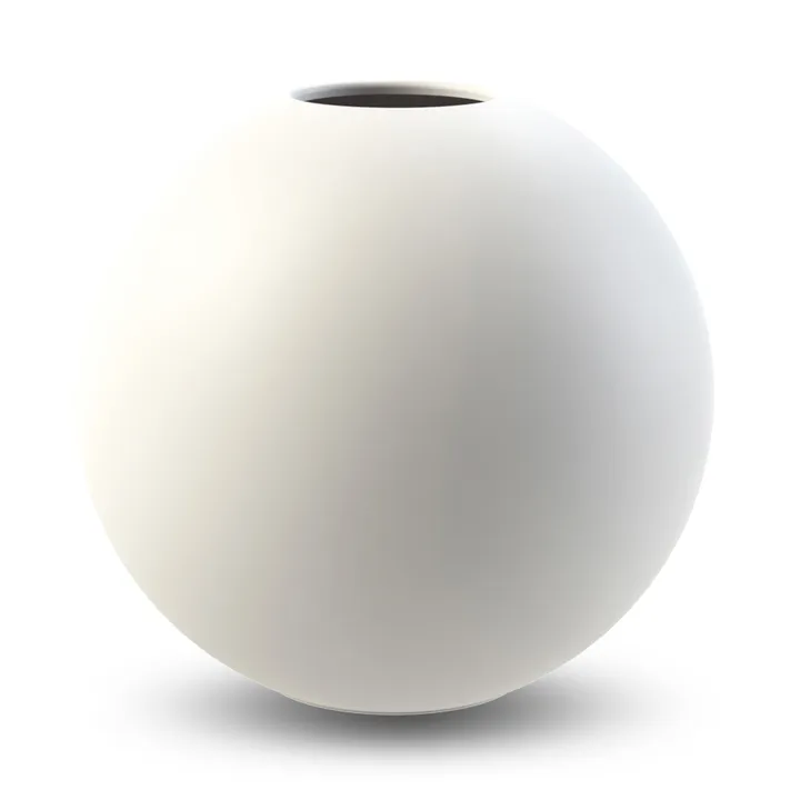 Ball 白色花瓶 - 30cm - Cooee Design