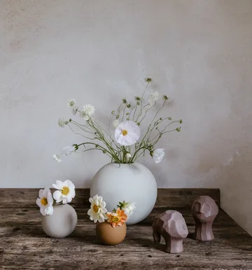 Ball 贝壳花瓶 - 8cm - Cooee Design