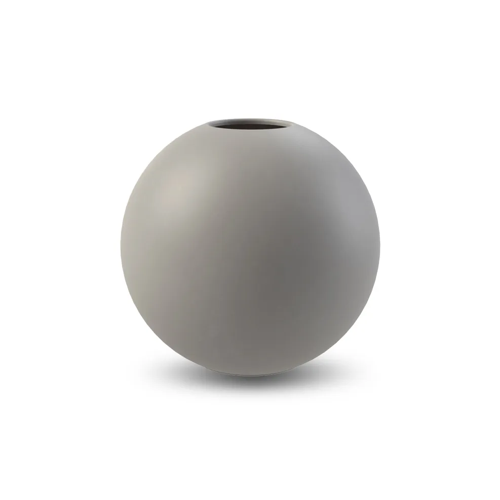 Ball 花瓶 grey, 10 cm Cooee Design