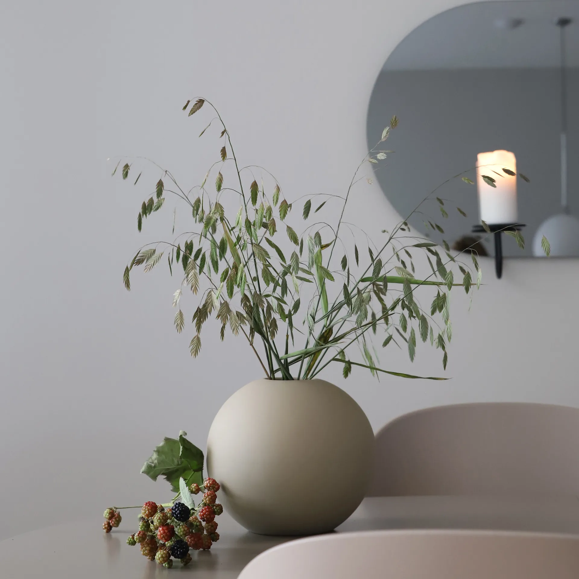 Ball 花瓶 sand, 20 cm Cooee Design