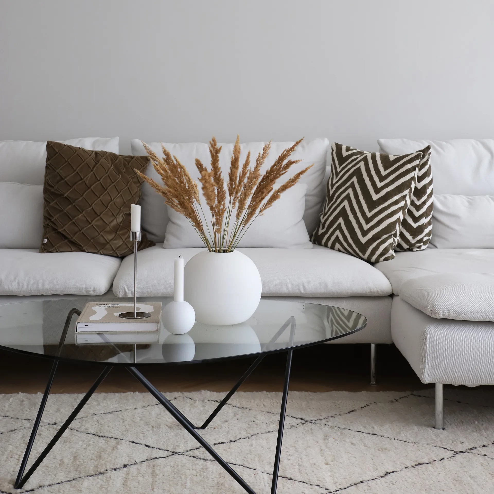 Ball 花瓶 white, 20 cm Cooee Design