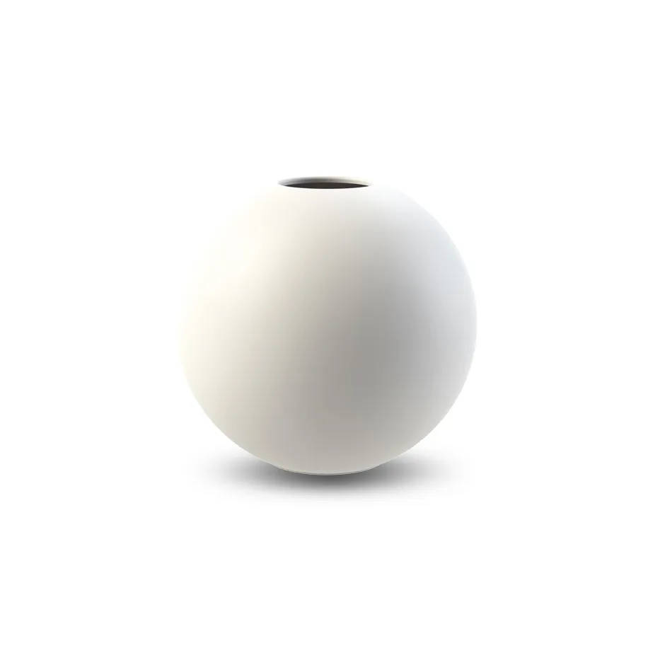 Ball 花瓶 white, 8 cm Cooee Design