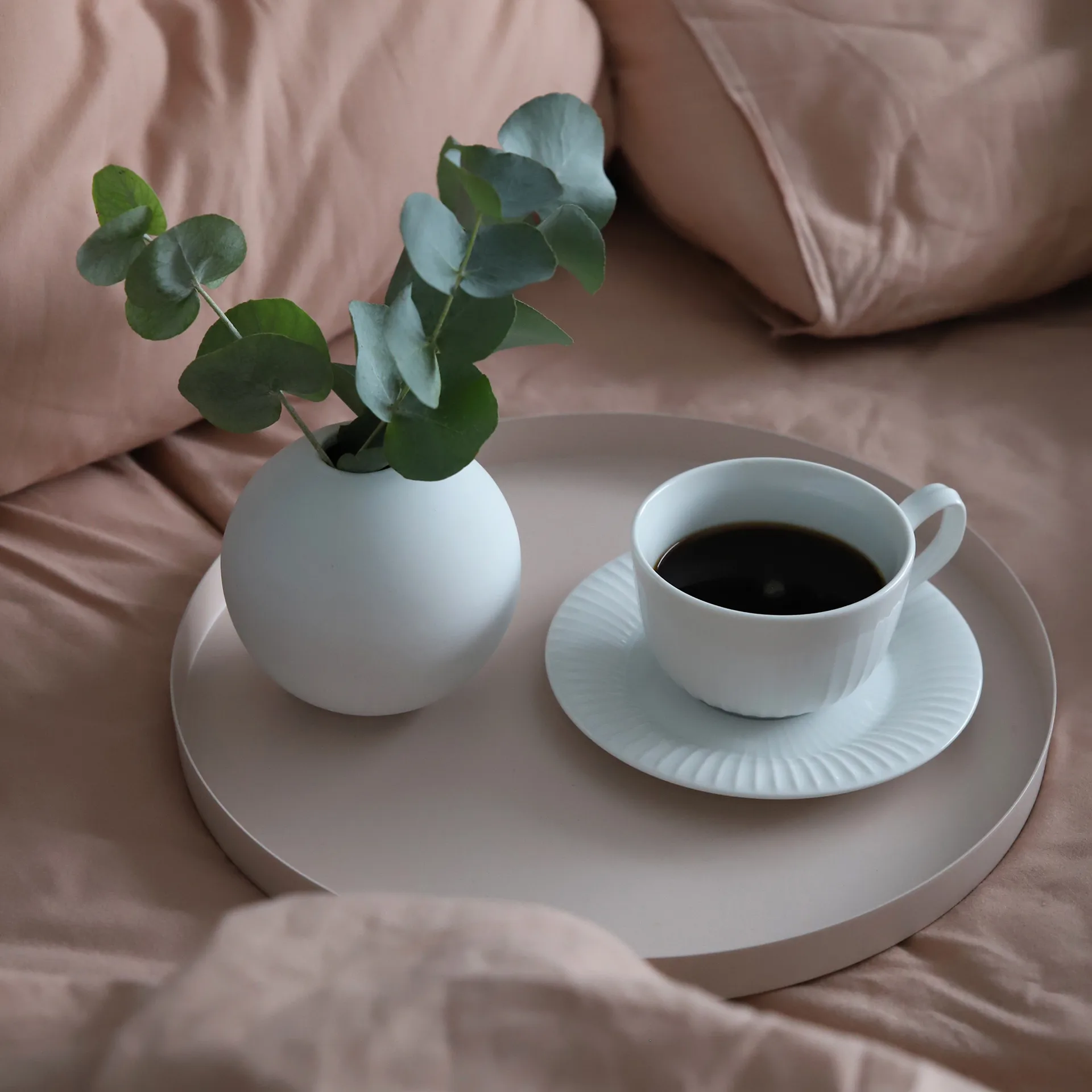 Ball 花瓶 white, 8 cm Cooee Design