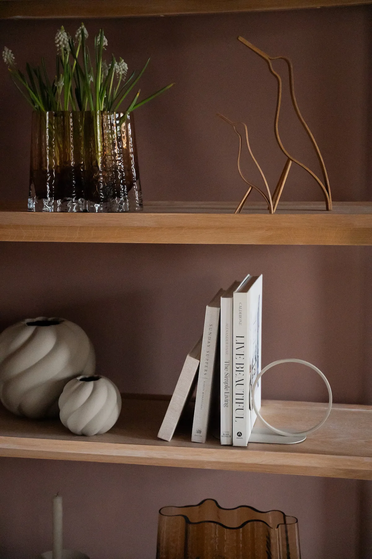 Book Ring book rest 15 cm, 沙色 Cooee Design