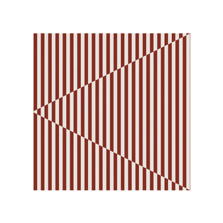 Broken Lines 印花餐巾纸33x33cm20片装 - Berry-白色 - Cooee Design