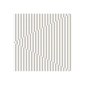 Broken Lines 印花餐巾纸33x33cm20片装 - 沙色配白色 - Cooee Design