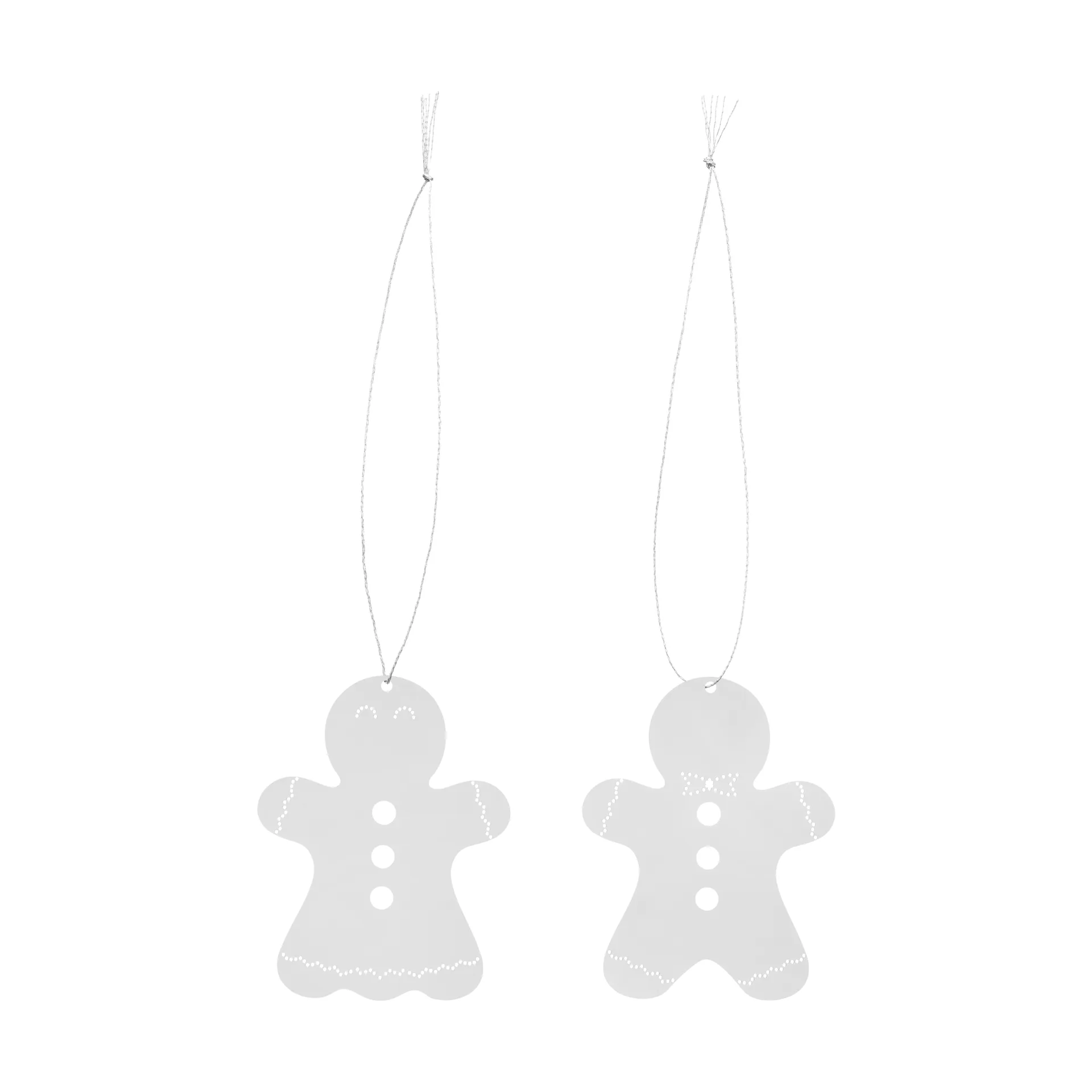 Christmas deco gingerbread 6 cm, 不锈钢 Cooee Design