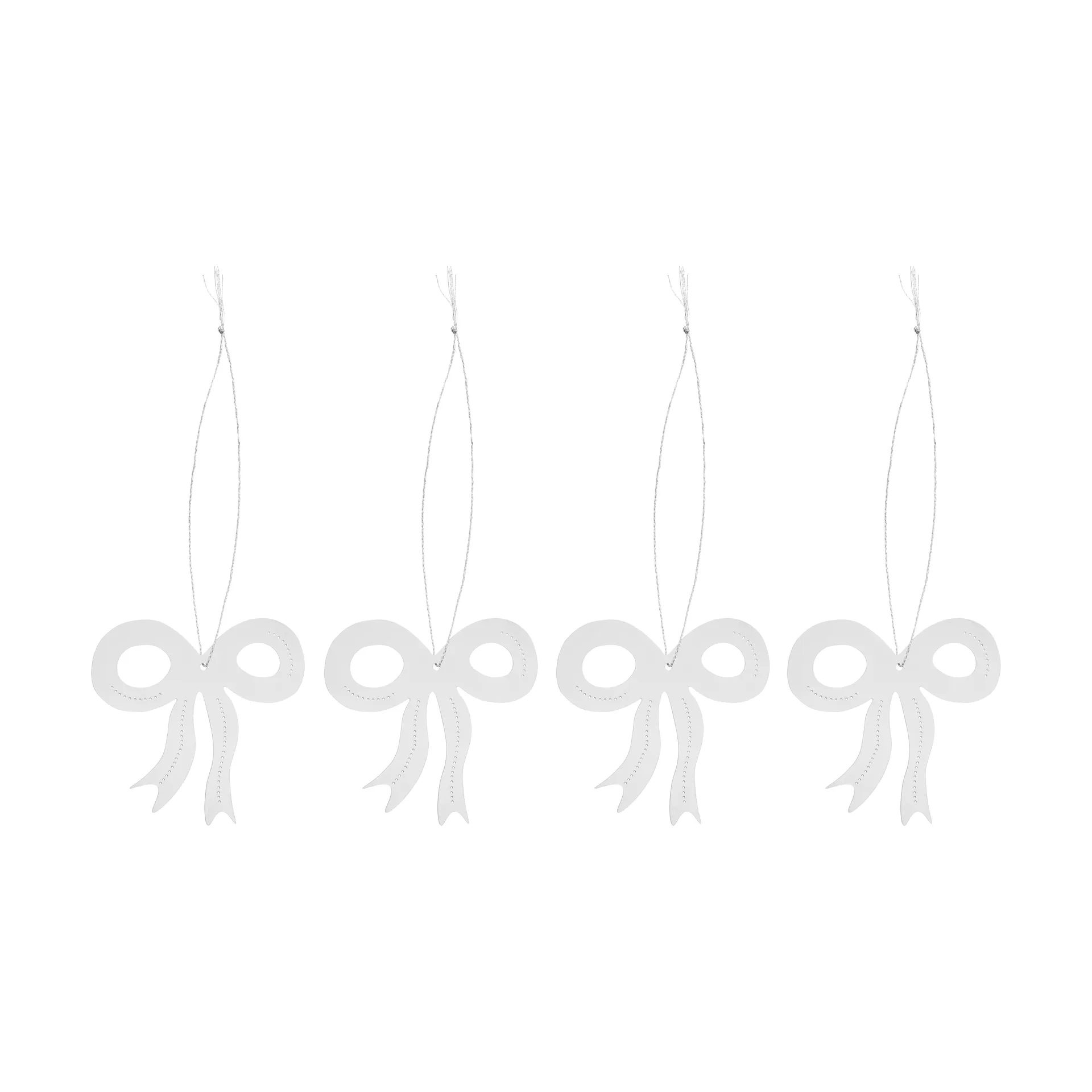 Christmas deco rosette 6 cm, 不锈钢 Cooee Design